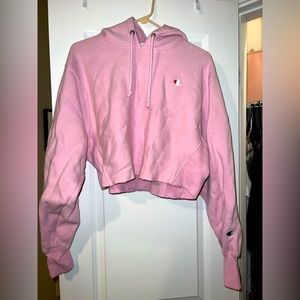 Champion cropped hoodie